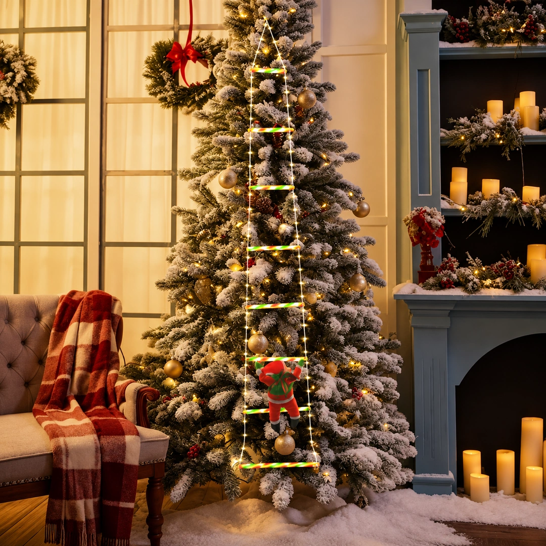 Escada LED com Papai Noel — foto 4
